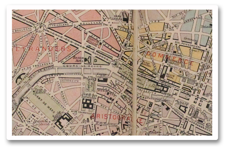 paris, guide, jefford, paris pour tous, dent et fils, 1920, livre ancien, promenades, plans, sociologie