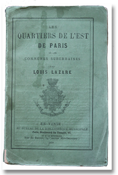 paris, histoire, lazare, paris est, bureau, bibliotheque municipale, 1870, pauvreté, inégalités, quartiers pauvres