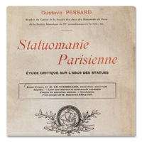 pessard, paris, histoire, statues, statuomanie, critique, abus, daragon, 1912