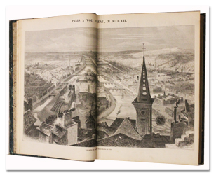 paris, histoire, edmond texier, tableau de paris, illustrations, paulin le chevalier, 1852, edition originale, gavarni, grandville