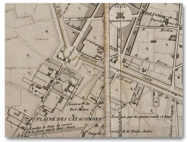 Plan Pittoresque de la Ville de Paris. Gravé