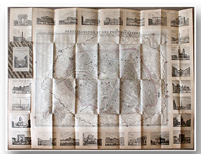 paris plan 1851 logerot bd