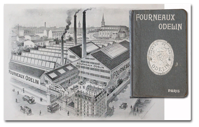 paris, catalogue, fourneaux odelin, bouquet et barry, 1904, usine, manufacture, rue du chateau des rentiers, xiiie, industrie