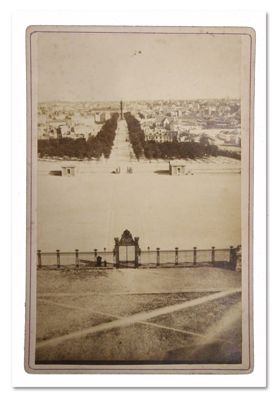 paris, photo, cabinet, photo ancienne, 1860, puits artesien, grenelle, avenue de breteuil, dome des invalides, pasteur