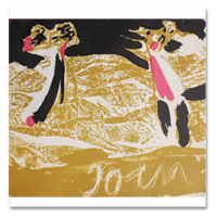 Asger Jorn, pied du mur, noel arnaud, francois dufresne, jeanne bucher, 1969, catalogue, exposition, paris, lithographie