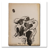 revue, art, XXe siecle, Asger Jorn, Paletten, goteborg, 1960, dotremont, duchamp, suede, miro, picasso