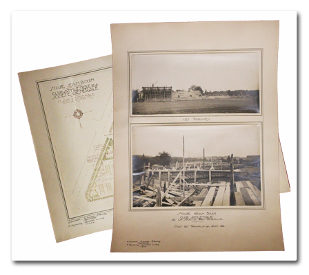 stade jean bouin, paris, molitor, construction, 1926, societe generale, athlétisme, photographie, plan, documents