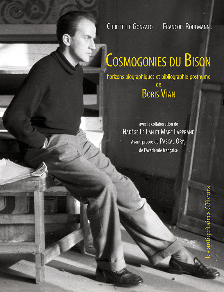 cosmogonies du bison boris vian cover bd