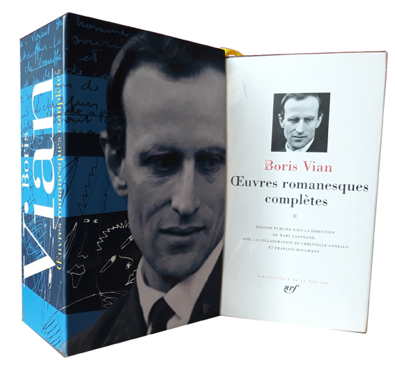 coffret Oeuvres complètes de Boris Vian, Gallimard, La Pléiade, 2010